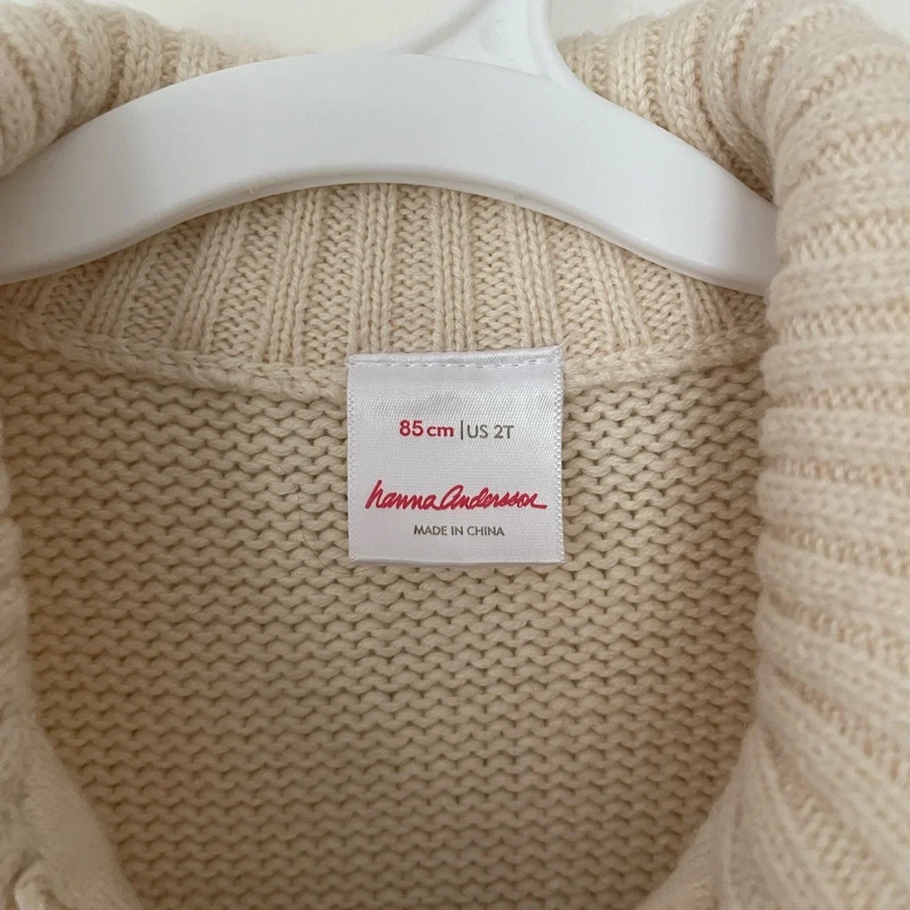 Hanna Andersson Christmas cardigan sweater - Picture 2 of 4